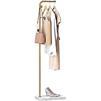 HOMEFORT Metal Coat Rack, Modern Coat Tree with 3 Hooks, L Shaped Coat Hanger Stand, Freestanding Coat Rack for Entryway and 