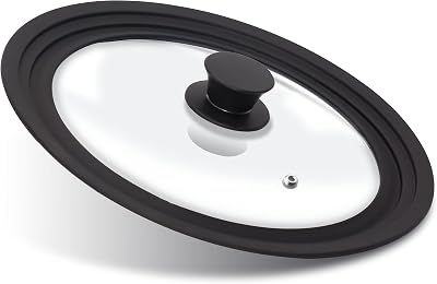 Anaeat Silicone Universal Lid for Pots Pans Skillets 8 8.5 9.5 inch