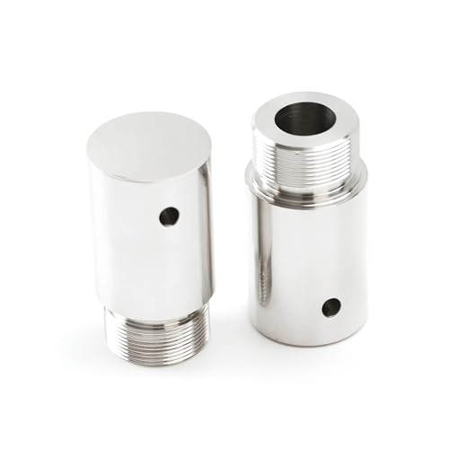 thumbnail image 2 of 39mm Fork Tube Extensions 3inch For Harley Dyna Sportster FXR – Polished Aluminum 2 of 3