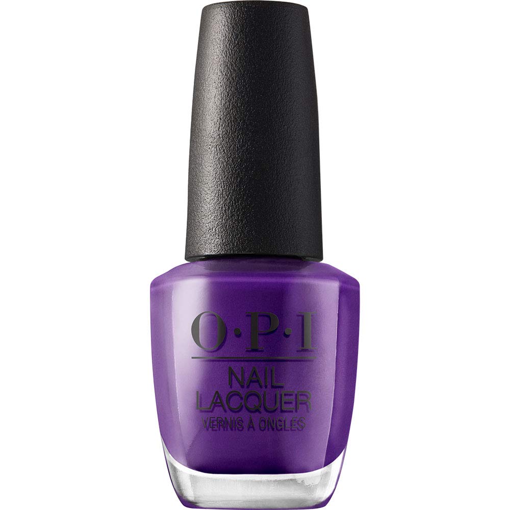 OPI Classic Nail Polish, Long-Lasting Luxury Nail Varnish for Manicure and Pedicure, Original High-Performance Purple Nail Polish, Purple With a Purpose 15ml