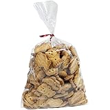 100 Pcs 10 in x 6 in Clear Flat Cello Cellophane Treat Bags Good for Bakery, Cookies, Candies ,Dessert(by Brandon)1.4mil.Give