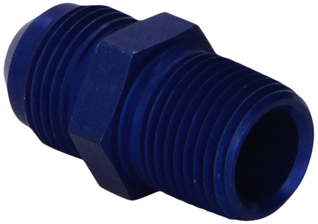 Aeroquip FCM2009 Blue Anodized Aluminum 10AN to 1/2 NPT Pipe Fitting
