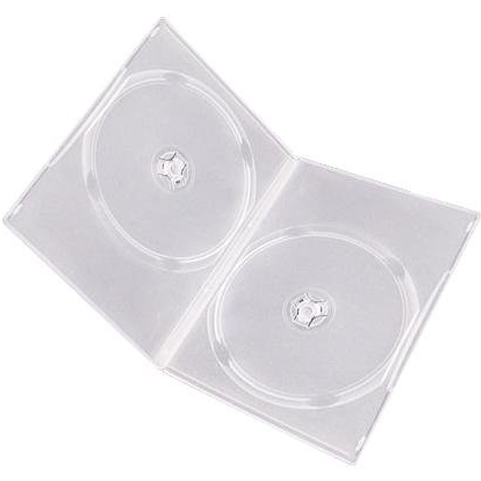 DVD Case 7mm Double Clear Pack of 25