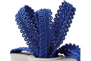 PAPER MART 5/8" X 10 Yards Royal Blue Gimp Braid Trim