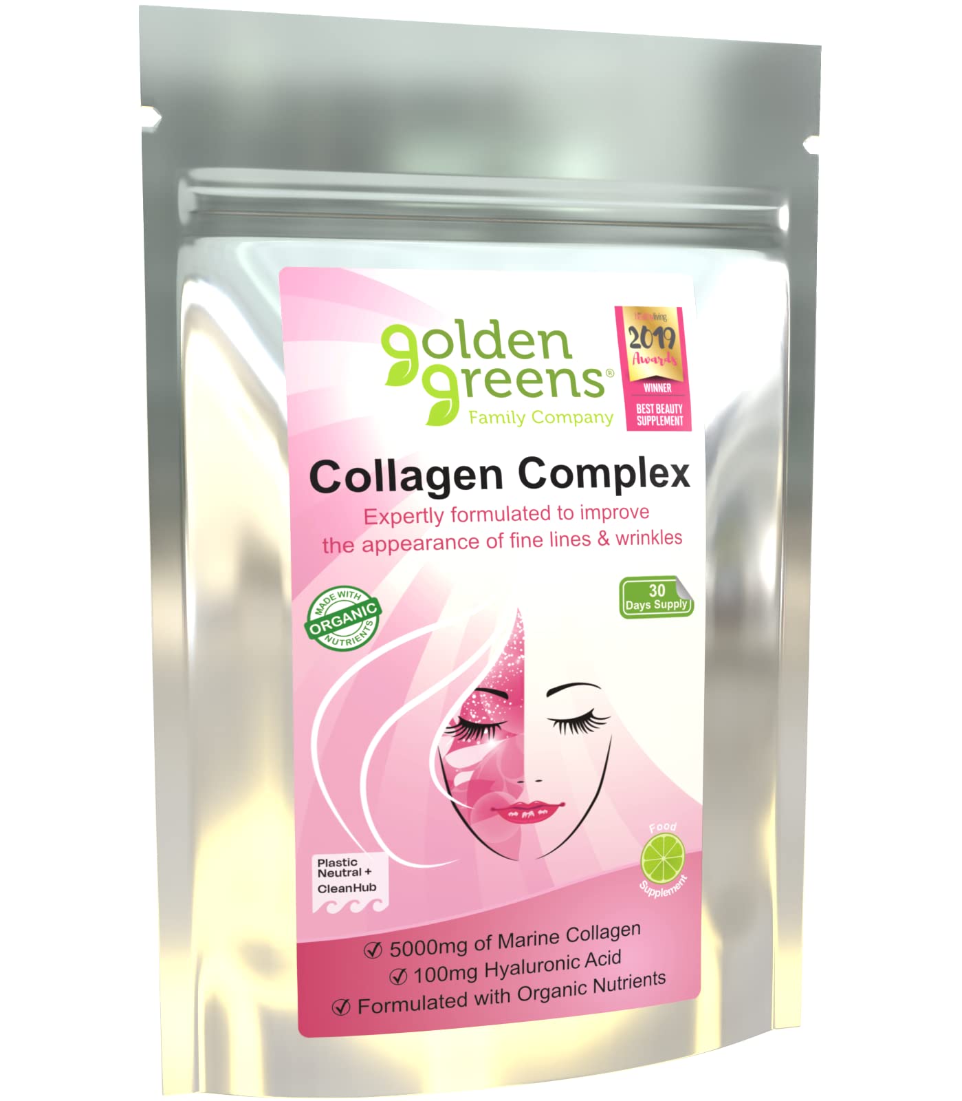 Golden Greens Collagen Complex Powder 30 Days