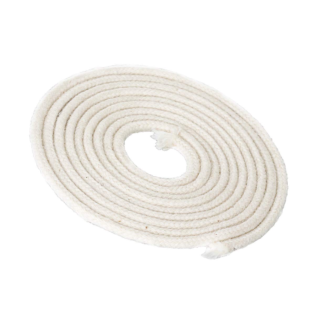 NKlaus 5 meter wick with glass fibre inlay glass fibre wick round Ø 3mm for melting light spirit lamp oil lamp for purified lamp oil paraffin oil 1262