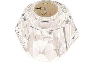 Jadiver GM RP2391 Replacement Fits Faucet Single Clear Knob Handle Kit with Button and Set Screw