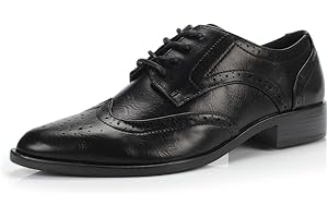 FOOTSELF Berry Women's Comfortable Low Heels Casual Oxford Perforated Brogue Daily Shoe