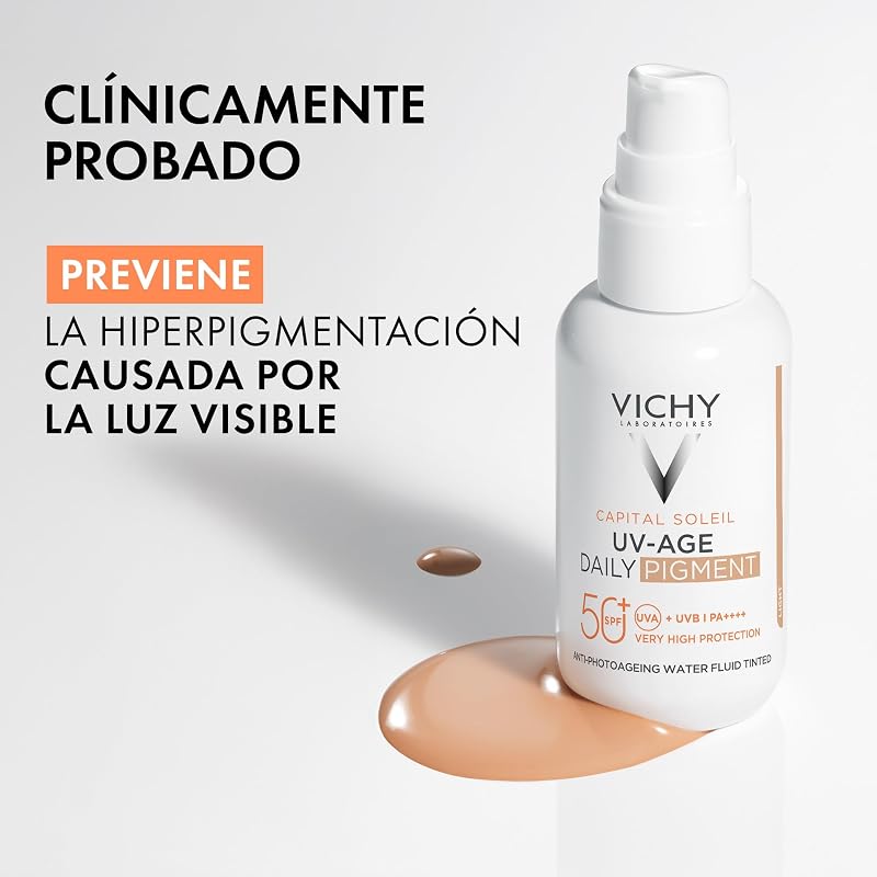 , Capital Soleil UV-Age Daily, Pigment tono claro SPF50+, 40 ml