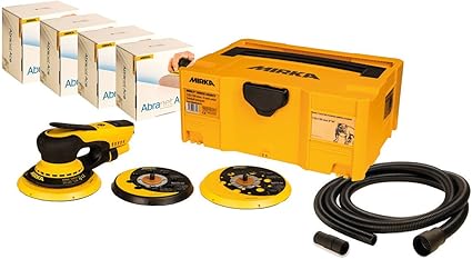 Mirka Deros 5650cv Ponceuse Excentrique Bluetooth 125 150 Mm 200 Disques Abranet Tuyau Amazon Fr Bricolage