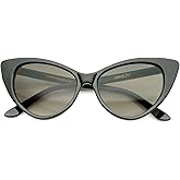 zeroUV - Women's Retro Oversized High Point Cat Eye Sunglasses 54mm