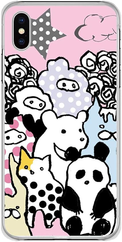 Amazon Co Jp スカラー Scolar スマホケース Galaxy 0 Sc 02m Scv46 ケース ハードケース スマホ ギャラクシー 0 Sc02m スマートフォン 携帯 保護 カバー スマホカバー 多機種対応 アンドロイド アニマル大集合 パンダ もけ ピンク かわいい ファッションブランド