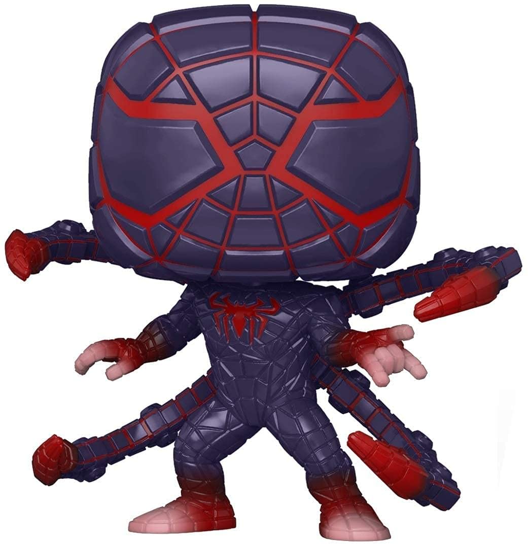 Funko Pop! Games: Miles Morales - P.M. Suit - Spider-man - (MT - Spider-man - Collectable Vinyl Figure - Gift Idea - Official Merchandise - Toys for Kids & Adults - Video Games Fans