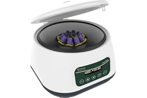 LABHOUSE PRP Centrifuge Machine 8x2ml/5ml/10ml | 4x15ml Digital Speed 500-4000rpm 1717xg RCF Lab Benchtop Centrifuges Timer 30sec-99min