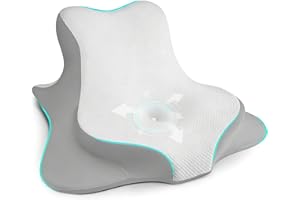 WOGAHEV Reading Pillow for Bed, Lying, Leaning and Prone, Ergonomic Memory Foam Bed Wedge Pillow for Headboard, Chin & Back S