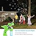 Bubble Gun,Dinosaur Bubble Shooter Electric Music Bubble Dispenser for Toddlers Soap Bubble Blower Toy Automatic Bubble Wand with Music & Lights Extra Refill Bottle Bubble Toy for Kids 3+ Years Old