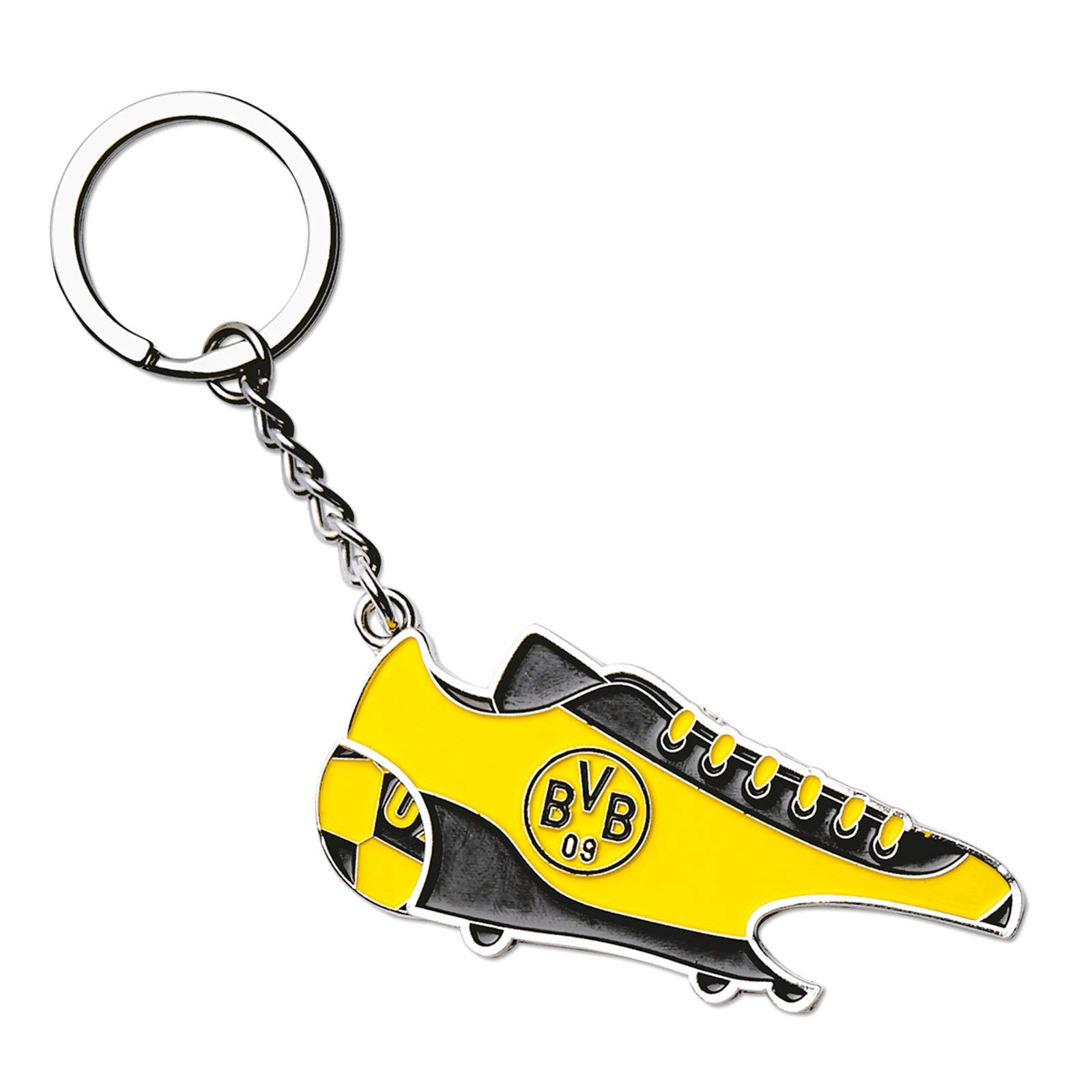 Borussia Dortmund, Keychain with shopping chip & opener, black-yellow,