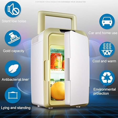 WERT 12L Mini Liviana Refrigerador Y Calentador Portátil De Coche ...