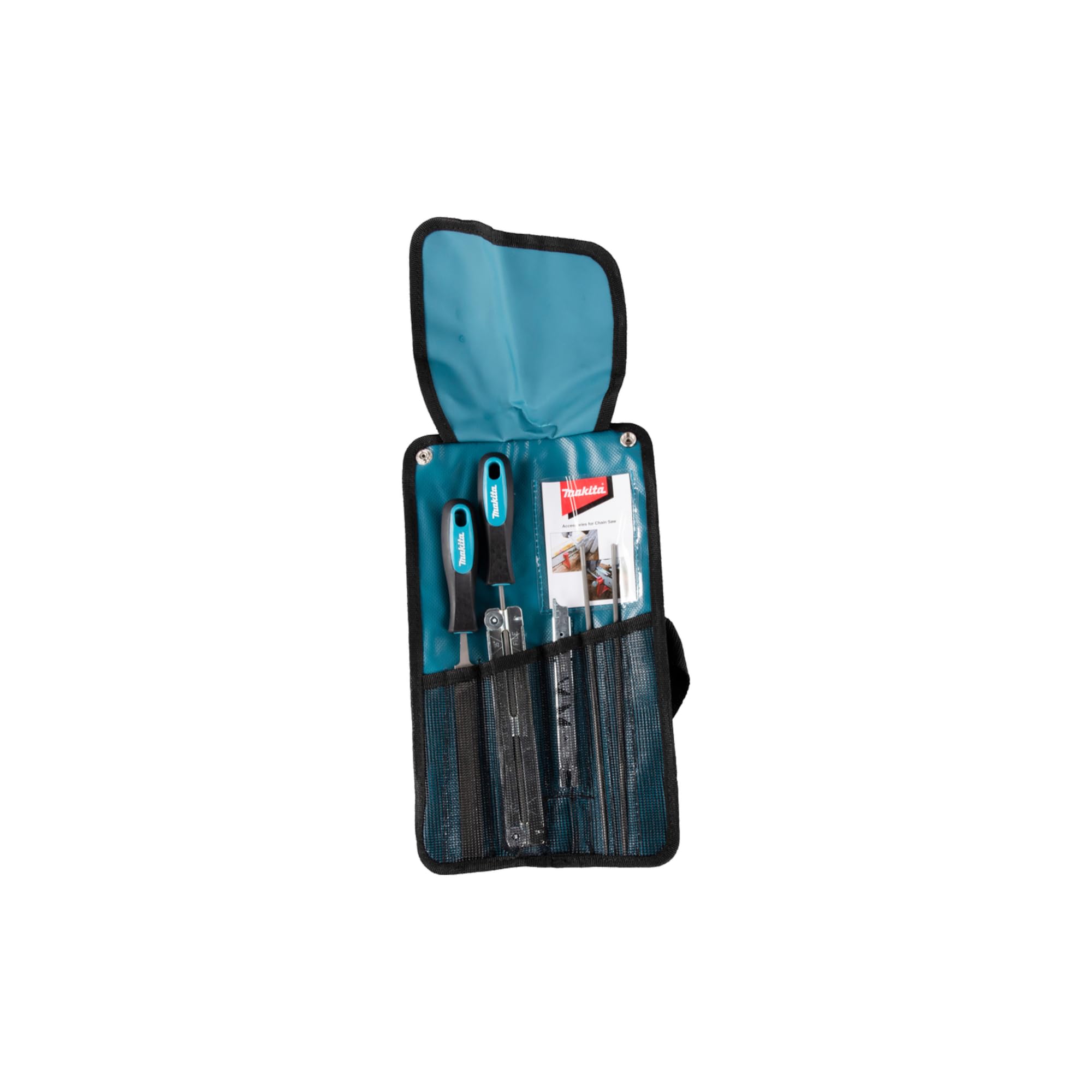 Makita D-72154 4mm Sharpening Set in a Roll-Up Pouch