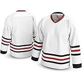 UNLC Blank Griswold-Inspired Hockey Jersey – No Name or Graphics, 90s Holiday Style Throwback, Adult Sizes S–5XL