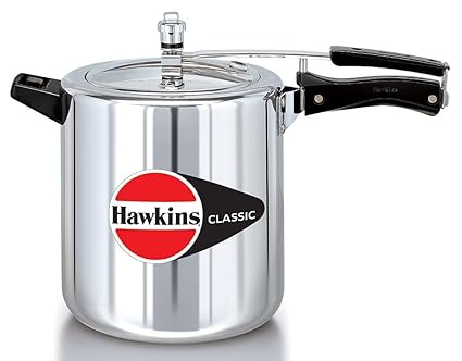 Hawkins Classic Aluminum Pressure Cooker, 8 Litres