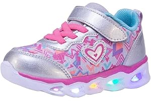 AkkPeiex Kids Led Shoes Toddler Girls Fashion Light Up Sneaker