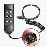 Lift Chair Remote Control Replacement,6 Button 5 Pin Wired Remote Control | for Home Power Recline Ultra Comfortable Chair Electric Bed Sofa Replacement