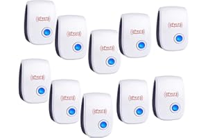 Ultrasonic Pest Repellent 10 Pack, Electronic Pest Repeller Plug-in, Mosquitoes Repellent Indoor for Insect Cockroach Ant Bug