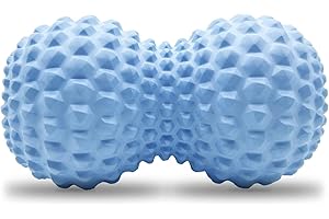 KITWILD Peanut Massage Ball, Double Lacrosse Massage Roller Ball for Deep Tissue Muscle Massage, Physical Therapy, Myofascial Release, Muscle Knots, and Yoga Therapy