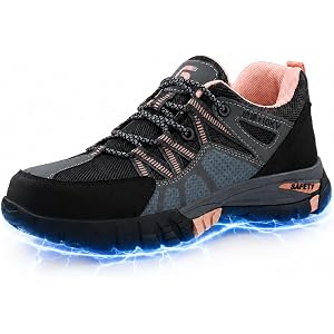 Women's Composite Toe Safety Shoes, 10kV Electrical Insulation