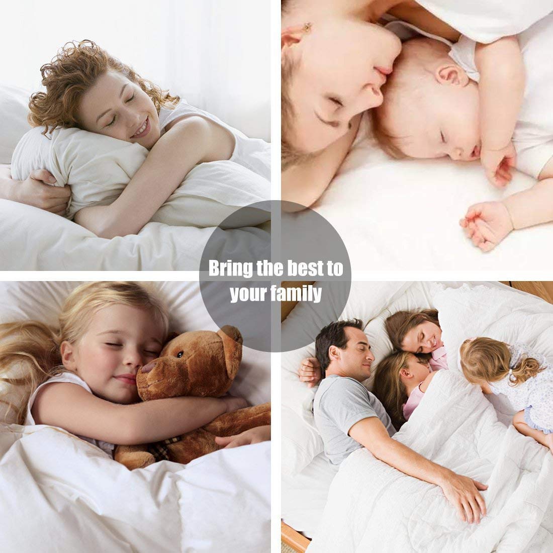 Thread Spread Luxury 100% Egyptian Cotton 1000 Thread Count 4 Piece Sheet Set Deep Pocket Up to 18