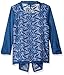 Amy Byer Girls' Big 2fer Cozy with Lace Back and Tank
