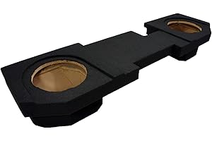 American Sound Connection ASC Compatible with 2002-2018 Dodge Ram Quad/Crew Cab Truck DTB-2X10-QUAD-UP Dual 10" Subwoofer Box Enclosure