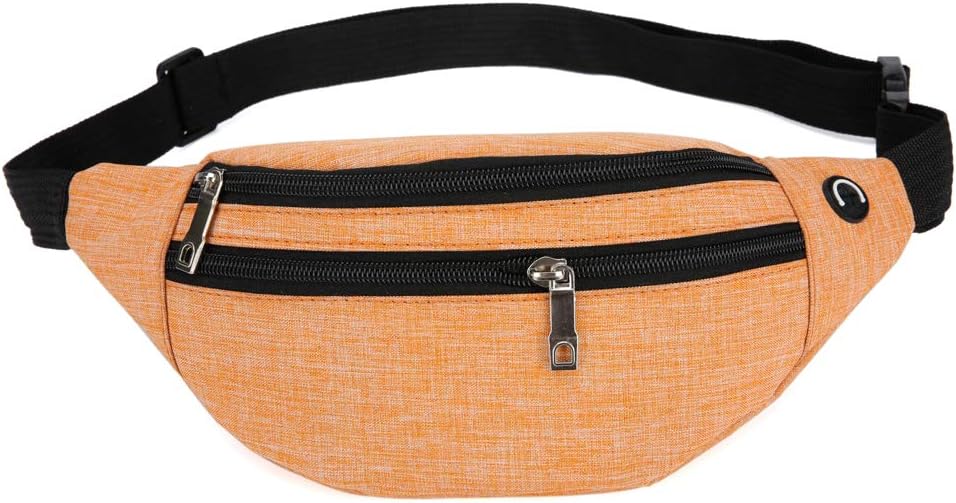 Fanny Pack for Men & Women - Waterproof Waist Bag Pack with Adjustable Strap for Travel Sports Running.