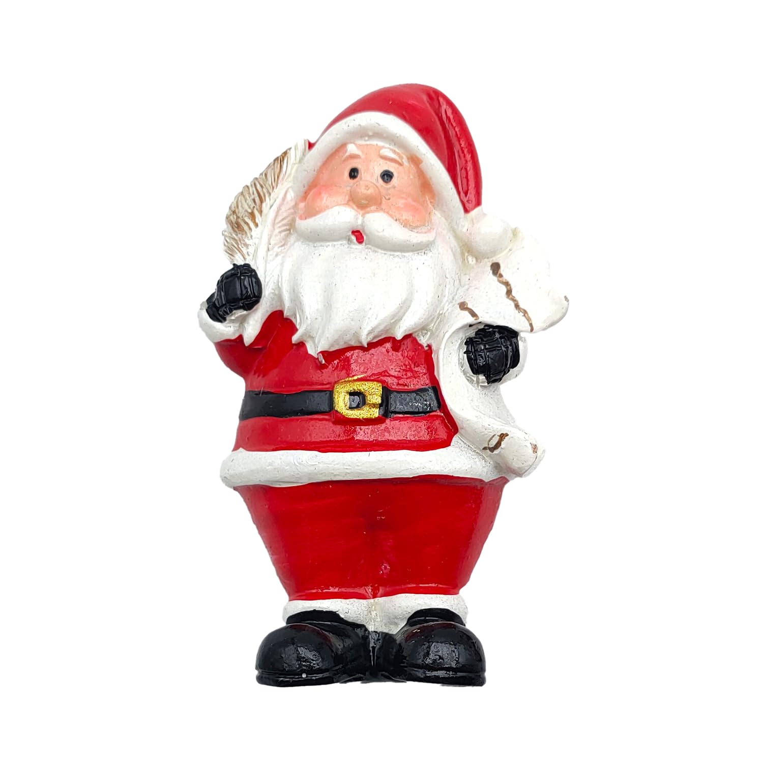 3D Fridge Magnet Santa Claus Christmas Decorative Magnet Perfect for Kitchen, Magnetic Whiteboard or Office, Gift Idea and Christmas Decoration (MOD 5)