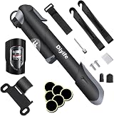 Diyife Bike Pump with Pressure Gauge 120 PSI 17 in 1 Presta Schrader view 1