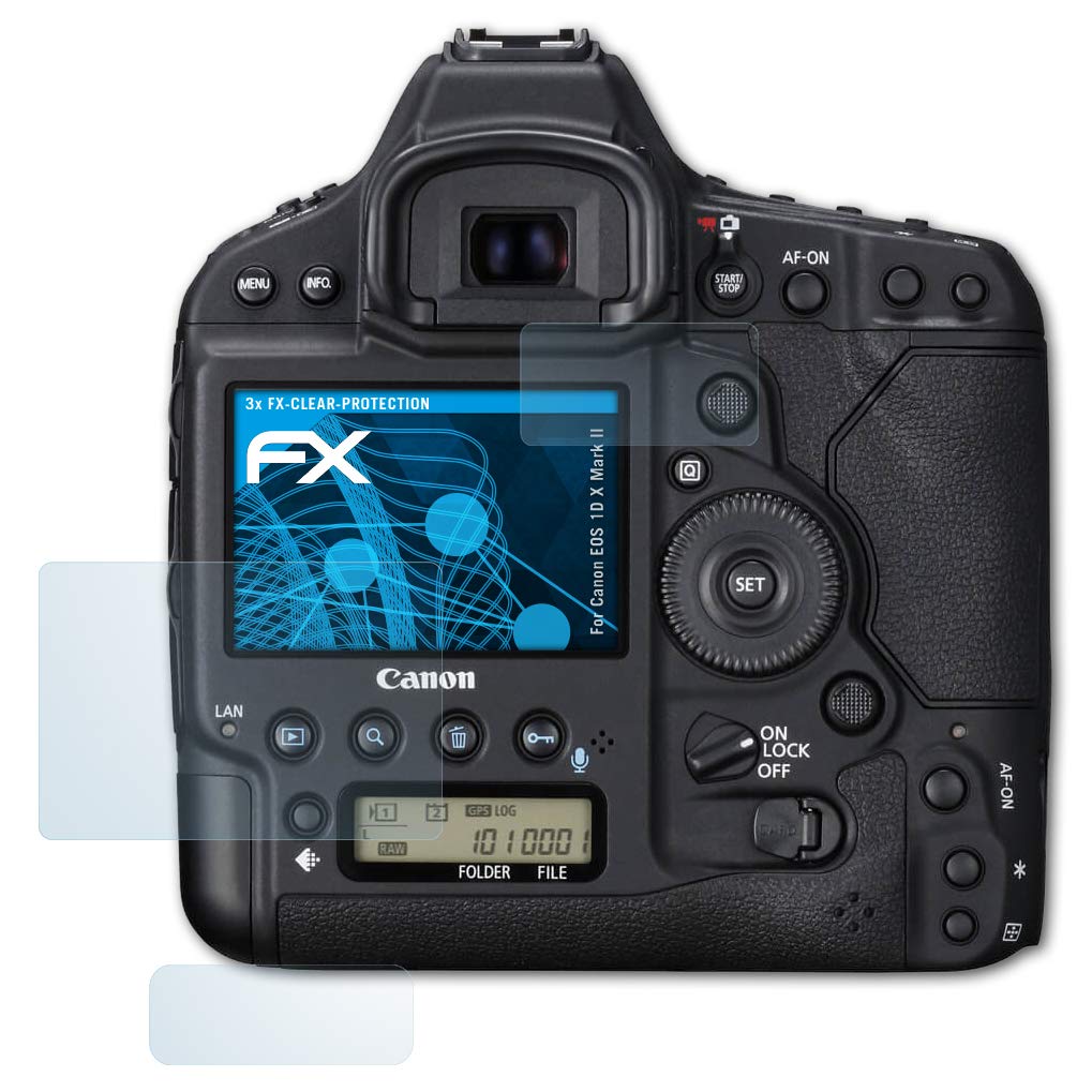 atFoliX Lámina Protectora de Pantalla Compatible con Canon EOS 1D ...
