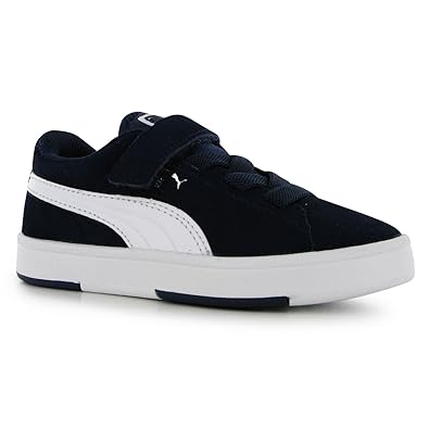 puma trainers grey kids