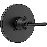 Replacement for Delta Faucet 14 Series Single-Function Black Shower Valve Trim Kit, Shower Handle, Matte Black Shower Trim Ki