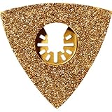 Rockwell RW8923 Sonicrafter Oscillating Multitool Triangular Carbide Grit Rasp Blade with Universal Fit System