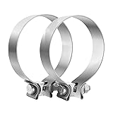 Vitonsbay 4.0 Inch Exhaust Clamp,4 Inch Narrow