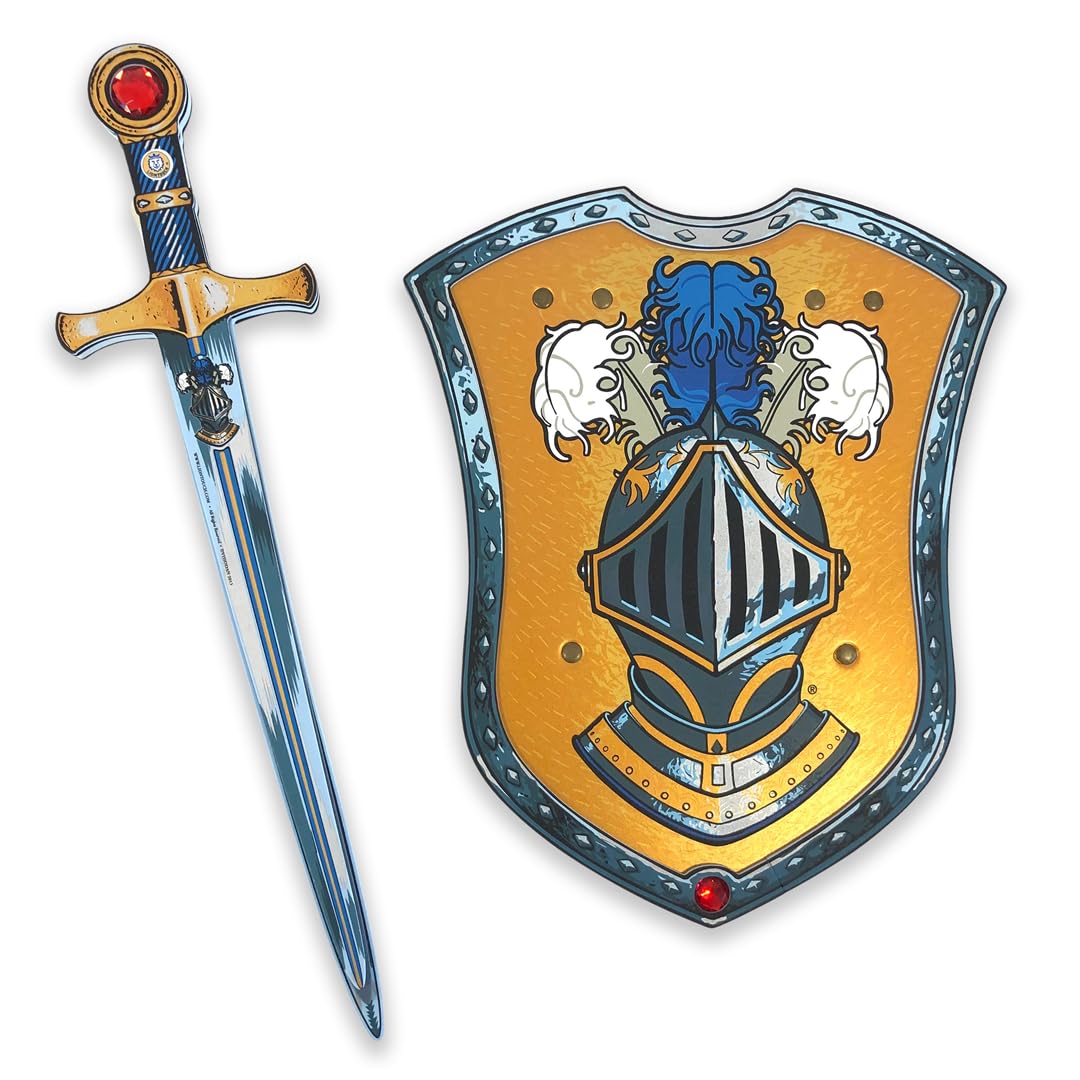 Liontouch - Mystery Knight Toy Sword & Shield For Boys - Age 3-8 years | Medieval Play Set in Durable & Safe Foam For Kid’s Pretend Play | Safe Weapons & Battle Accessories For Dress Up & Costumes