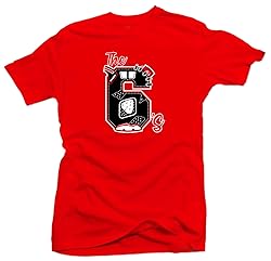Jordan Retro 6 Carmine Match Tees - The 6's Red
