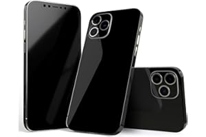 Design Skinz Solid State Black Full Body Skin Decal Wrap Kit Compatible with Apple iPhone 13 Mini (Screen Trim & Back Skin)