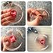 EZOON Tri Fidget Spinner Metal Finger Toys, Aluminum Hand Spinner Replaceable Bearing Max 4 Mins Spinning Time CPSC Certified EDC ADHD Focus Toy for Kids Adults(COLORFUL-RED)