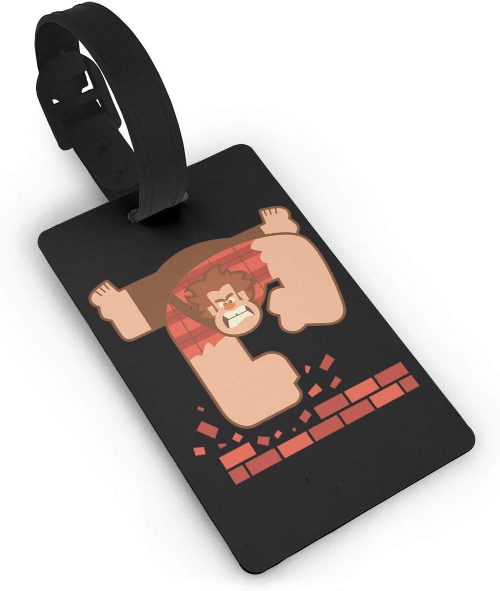 CHSUNHEY Wreck It Ralph Particular Luggage Tag Initial Bag Tag Suitcase Tag Travel Bag,Travel Accessories Suitcase Tags Apply3.7X2.2in
