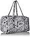 Vera Bradley Women's Cotton Large Travel Duffel Bag, Snow Lotus, One Size