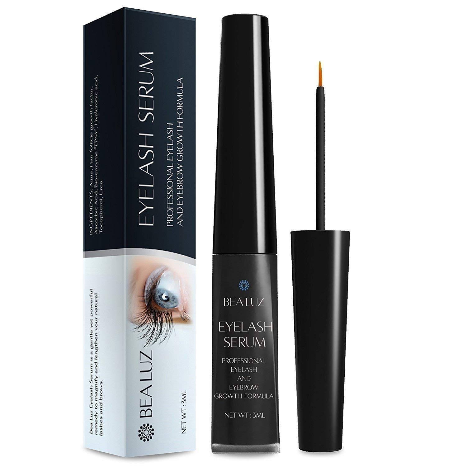 BEALUZ Eyelash Growth Serum and Eyebrow Enhancer Primer for Longer Thicker Healthier