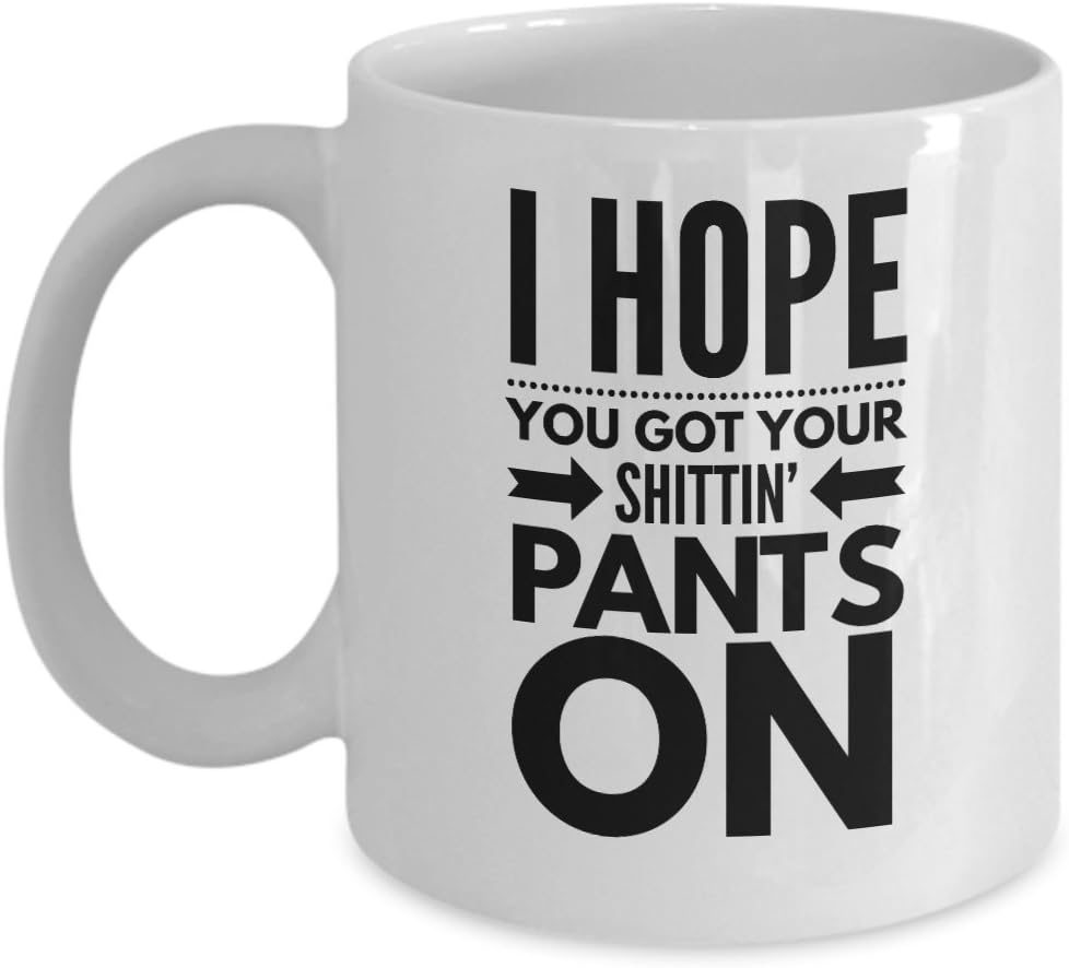 Negan Walking Dead - Negans Shittin Pants Mug - White Ceramic Cup Travel Mug