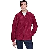 Harriton Men's 8 oz. Full-Zip Fleece 4XL WINE